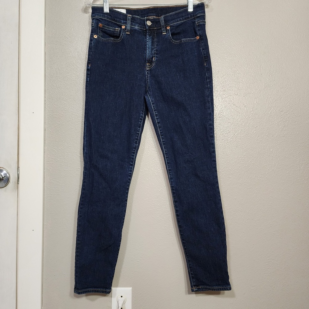 Gap Jean's Women's 29 True Skinny Mid Rise Dark Wash‎ 8 Regular